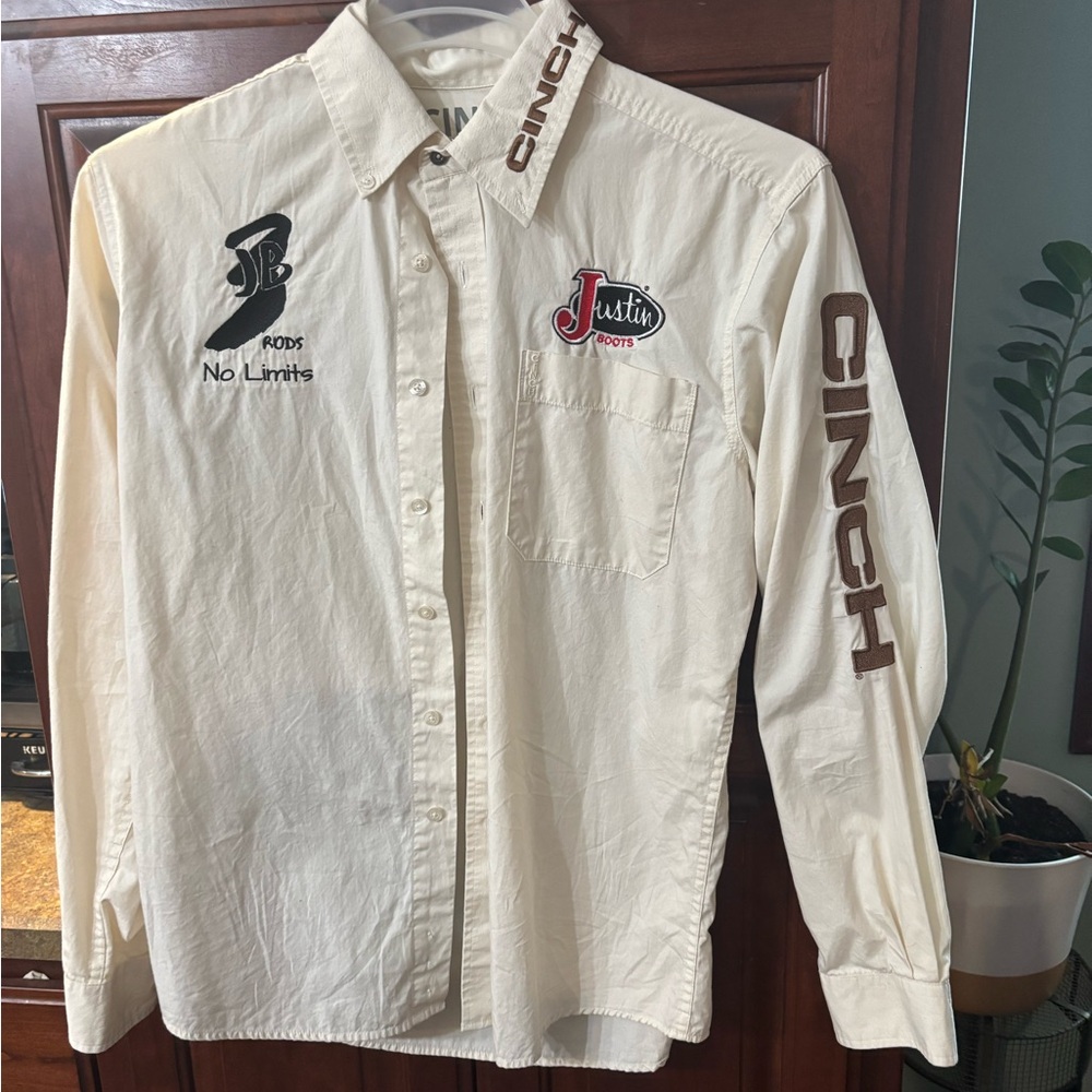 Cinch Men's Cream Shirt